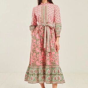 NWT Pink City Prints Rose Hyacinth Arianna Dress